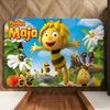 Cartoon M-Maya the B-Bee Floor Mat Soft Flannel Floor Mat  Suitable for Entryways, Living Rooms, Bedrooms, and Bathrooms
