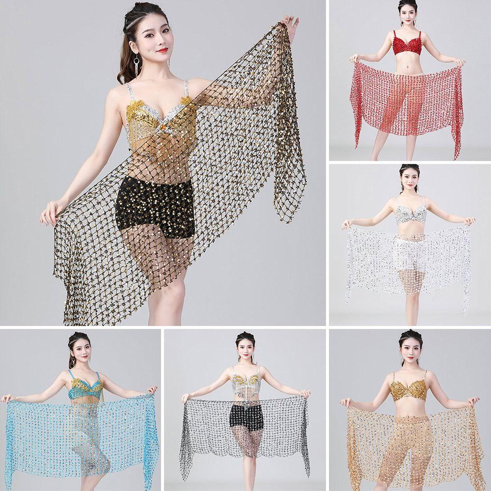 

Блестящие блестки и кисточки, хип-шарф, танцовщица, юбка, пояс для танца живота, поясная цепочка