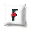 Polyester Pillowcase Flower Decoration Home 26 English Letter Printing Pillowcase Car Cushion Cover