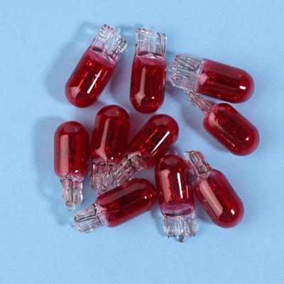 10 יחידות 24V 1.2W T5 / 12V 5W T10 נורת זכוכית נורות אור ללוח מחוונים לוח מחוונים אורות בלם נורות פנסים אורות מנורה אורות לרכב