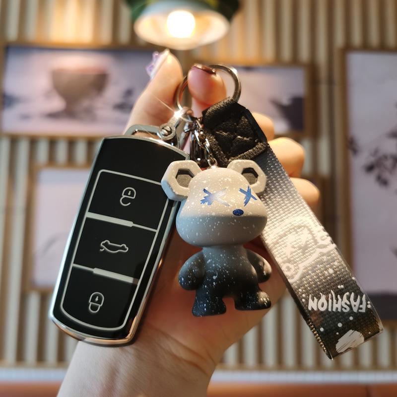 Volkswagen CC Women's Key Case for Magotan B7 - Elegant, Smart Key Shell with Buckle