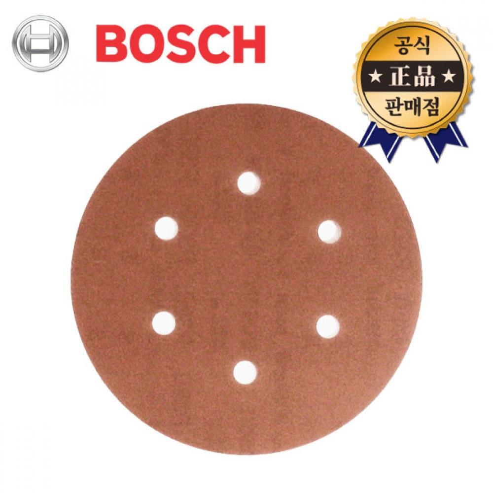 

Bosch BOSCH круглые шлифовальные машинки 6х6 P320 6 дюймов 6 отверстий 5шт