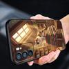 Handyhülle für Oppo A17 A31 A54 A57 A78 A79 Find X5 X6 Reno 7 8 10 11 12 13 F Pro Weiches TPU Niedliches Schmetterling Katze Bücherregal Design