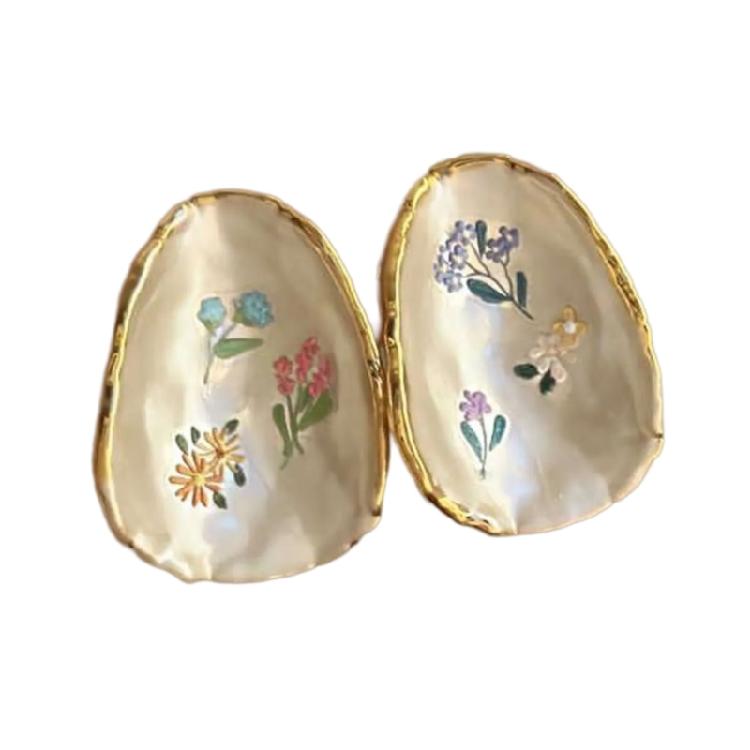 Exquisite Exaggerated Flower Earrings Eye Catching Ear Pendants Trendy Women Jewelry Personality Exquisite Accessories 1