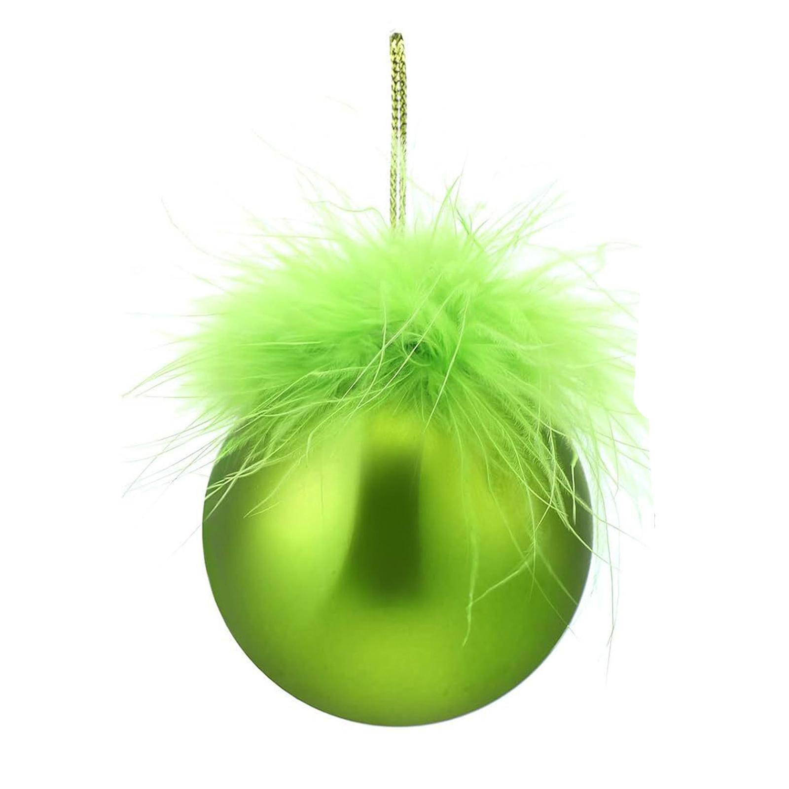 

Реквизит для украшения рождественской елки Милый зеленый плюшевый Декоративный кулон для оформления сцены Праздничное украшение для вечеринки One Size