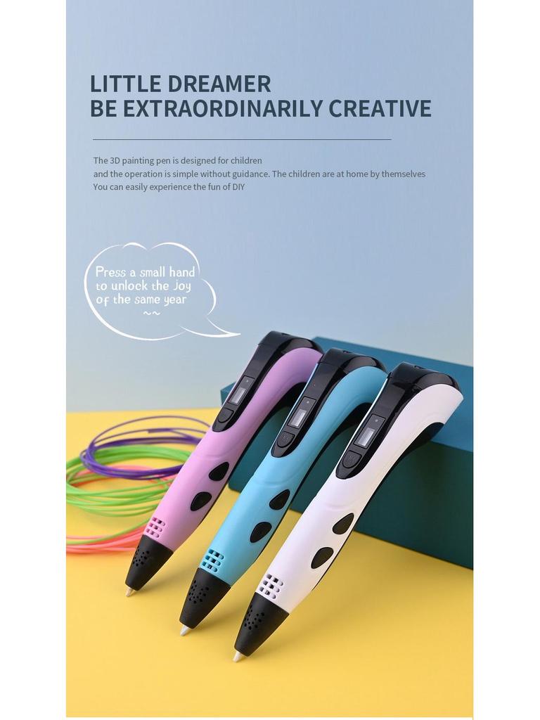 ArtistryPro 3D Stereoscopic Graffiti Pen: Creative Intelligent Toy for 3D Painting