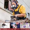 Respirator pentru față completă Mască de gaze Canistră filtru carbon activ 40 mm Potrivit pentru fumuri Chimic, vopsea spray, tactic-supraviețuire