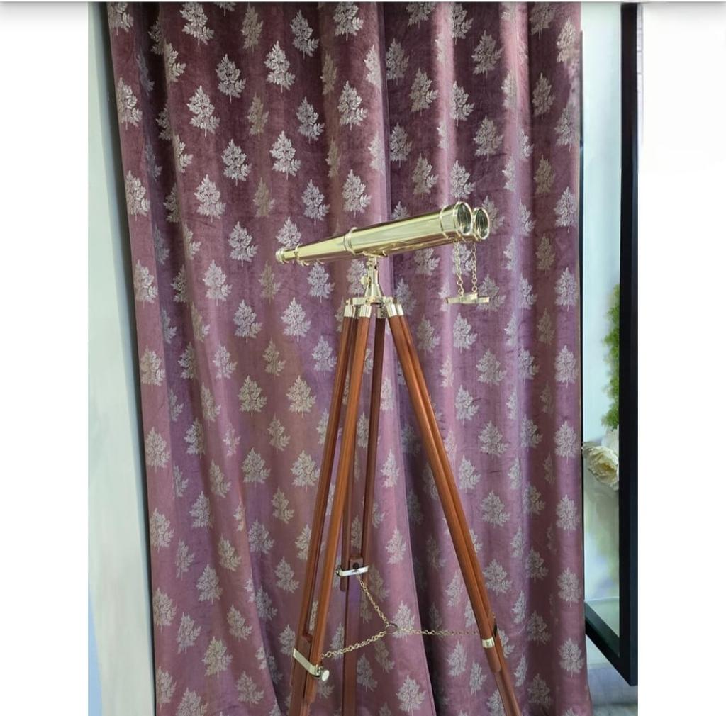 Binoclu din Alamă Gravat Personalizat Telescop Nautic pe Trepied din Lemn Crăciun Ziua Îndrăgostiților Zi de Naștere Sărbătoare Decor pentru Casă Cadou Personalizat