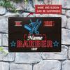 Personalized Custom Metal Sign Barber Shop Decor Wall Art Retro Tin Poster