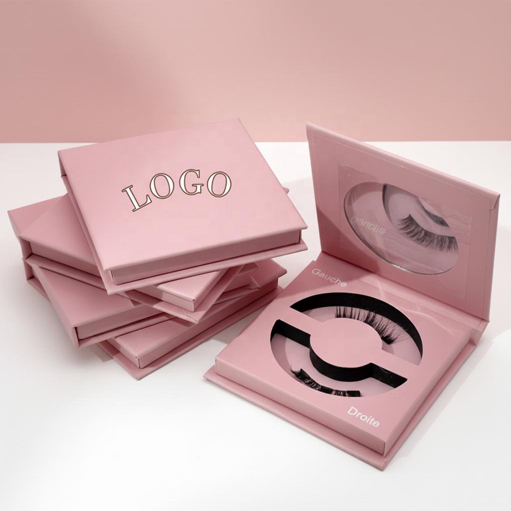 2026 New Arrival Reusable Synthetic Hair Custom Small Eyelash 23mm 25mm Lash Band Magnets False Lashes Partner Set Glue Free