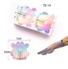 100-Piece French Light Therapy Nail Extension Forms: Butterfly & Horseshoe Designs