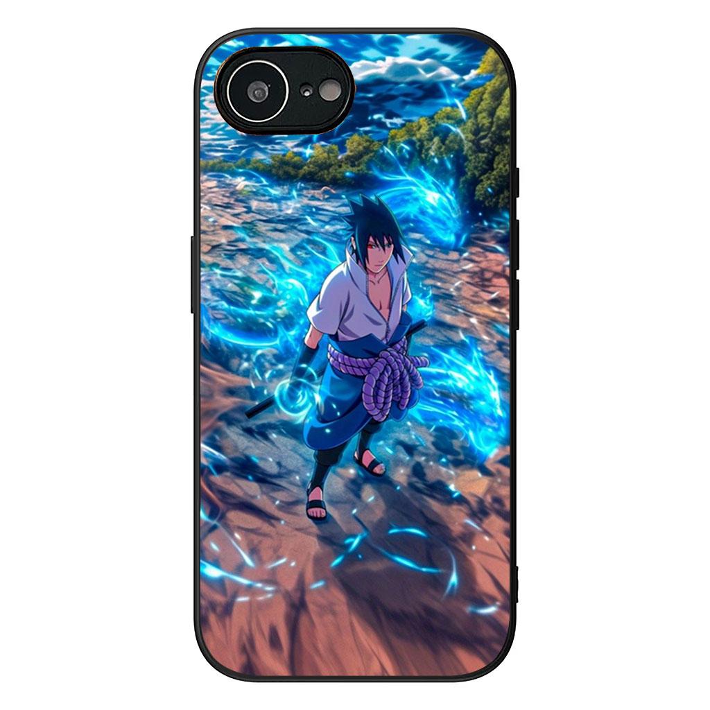 Cover for Apple iPhone 16 15 14 Plus 13 12 Mini 17 Pro Max + ProMax 16E Air 16+ 15+ Phone Case Comics Narutos Sasuke Uchiha