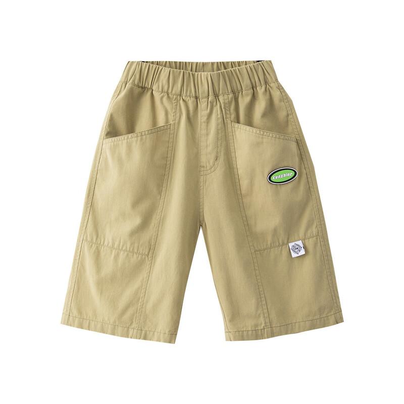 Летние хлопковые шорты-карго для мальчиков 160