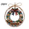 Seasonal Festive Decorations Ocean Themed Christmas Ornaments, Lighthouse/Wreath/Santa Claus/Xmas Tree/Snowman/Deer Hanging Wall Decor Decor, Acrylic