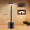 Portable LED Cordless Touch Table Lamps Rechargeable Desk Lamp 3Colors Adjustable Bedside Creative Ambient Light  for Room Decor