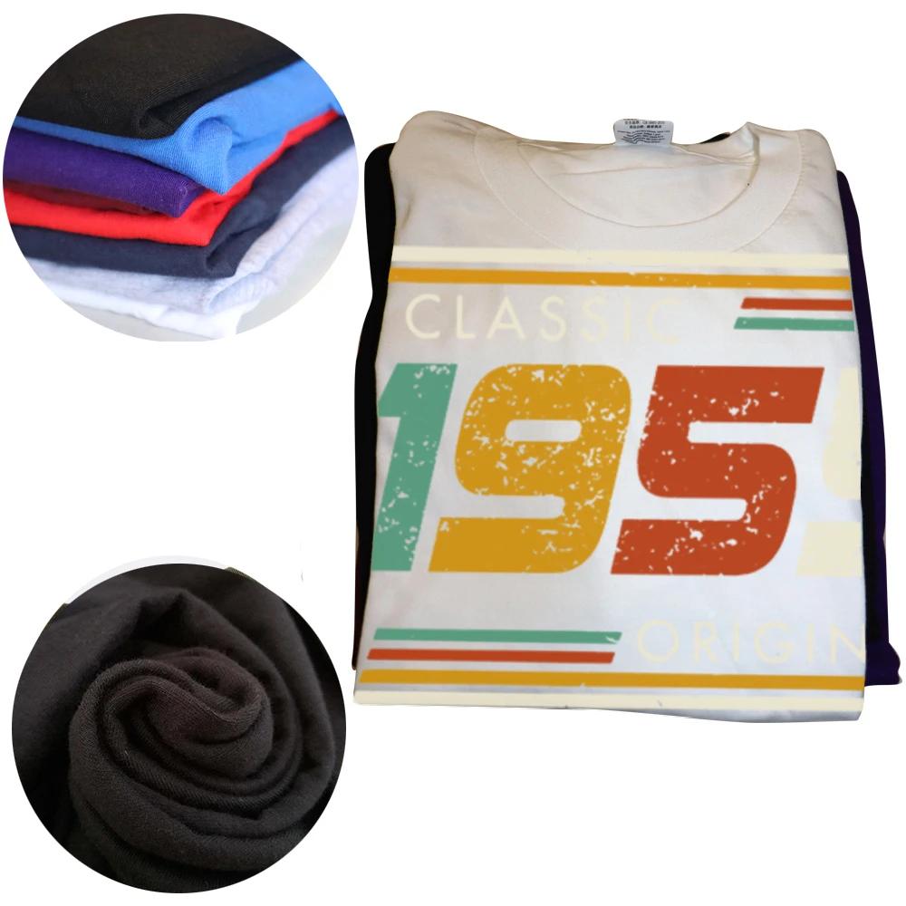 New Men Made in 1955 70th Birthday 70 Years Old T Shirt Oversize Printed Casual Tee Shirt Short Sleeve Vintage Couples T-Shirt