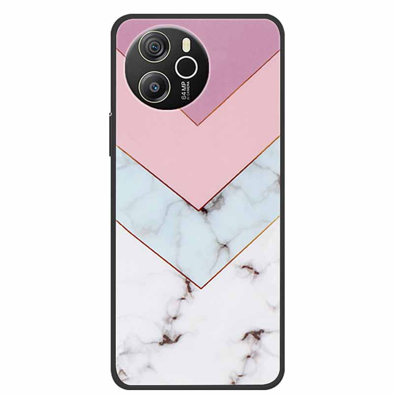 Case For Blackview Shark 8 TPU Soft Silicone Back Cover For Blackview Shark8 Phone Cases Marble Painted Colorful Bumper New Capa