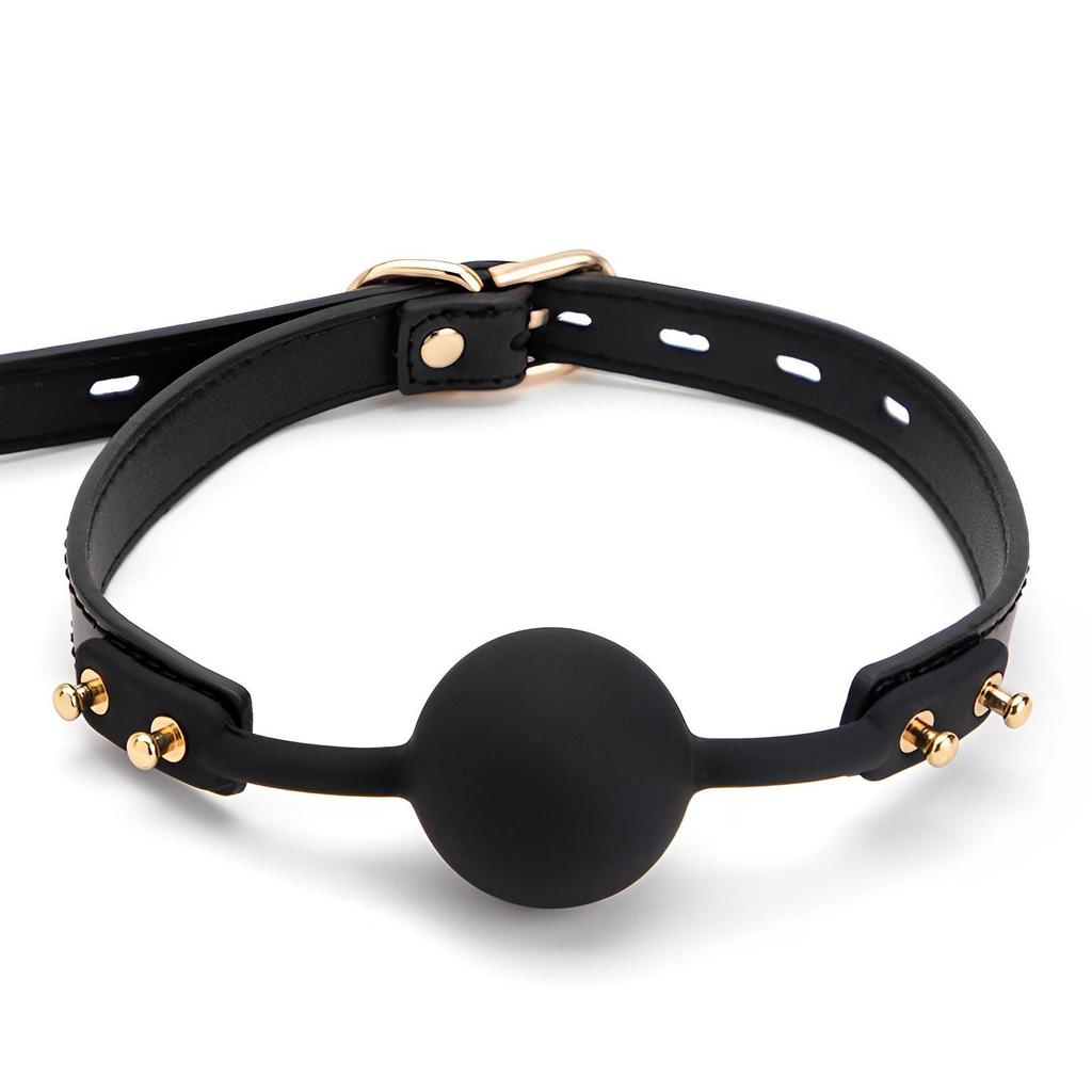SM Cosplay Kit: Cat Ear Headband, Collar, Ball Gag, Eye Mask, Tail Plug