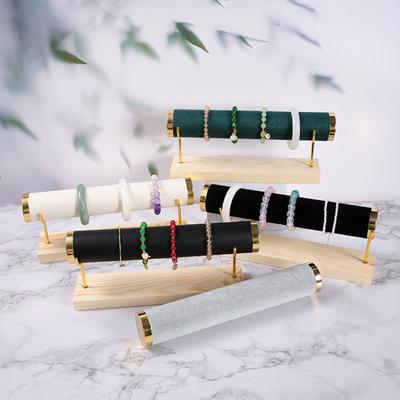 Armband-Ausstellungsstand, eleganter Schmuck-Organisations-Holzsockel, Armreif-Uhren-Aufbewahrungshalter für Zuhause