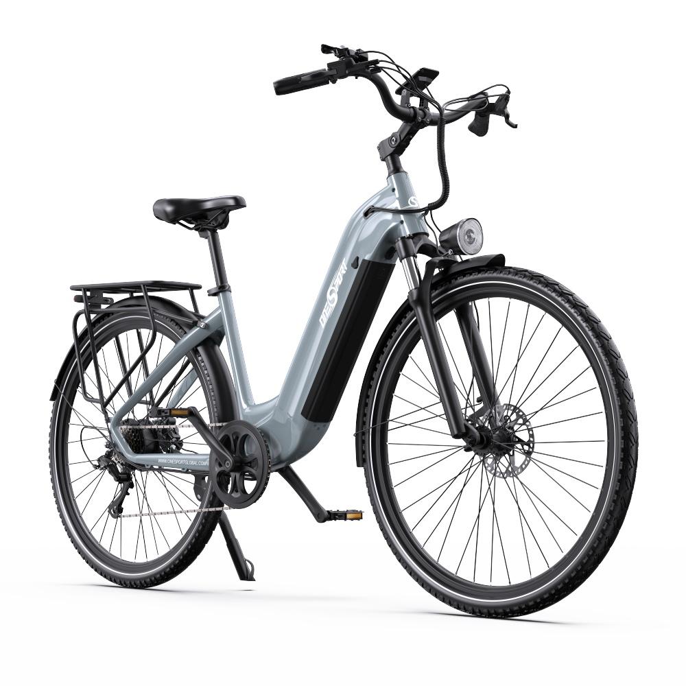 ONESPORT OT05 Pro All-Terrain Adult Electric Bicycle With Seat 250W Motor 36V22.5Ah Battery 28 Inch Wide Tires Electric Bike Off-Road E-Mountain Bike
