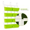 4 Tier Wall-Mounted Elevated Garden Planter Raised Bed Vertical Flowers Pots Plant Container Accessories Flower Garden Supplies