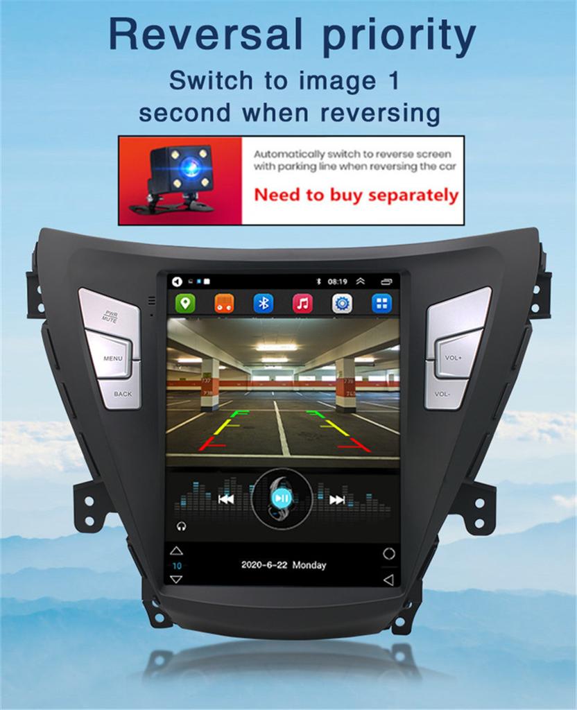 Carplay/Android Auto Head Unit for Elantra 2011-2013