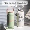 Qiwei Tea-Water Separation Insulated Bottle with Straw