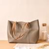 Genuine Leather Women's Bag High Quality Large Capacity Women Tote Bag Fashi Cowhide Female Shopping Shoulder Bags 2378