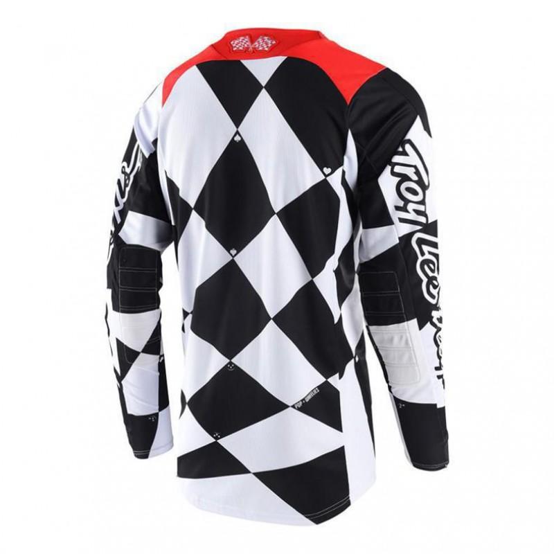 Mens Long Sleeve Mountain Bike Jersey Cycling Shirt Troy Lee Designs Style Quick Dry Off-Road MTB Apparel