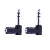 Mono Jack 90 Degree 6.35mm to 3.5mm Adapter Male to Female 3.5mm TRS Connector Audio Adapter Plug