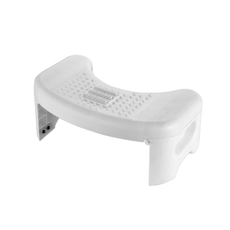 

1PC Multi Functional Foot Stool With Massage Beads Office Footrest Toilet Squatting Step Stool For Home Bathroom