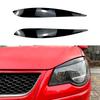 Car eyelids headlight eyebrows Fit for VW Polo 4 Mk4 9n3 R32 TDI 2005-2009 ABS plastic body kit accessories