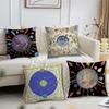Constellation Retro Romance Cushion Cover Comfortable Soft Pillow Case for Sofa Living Room Home Office Decor Protective Covers