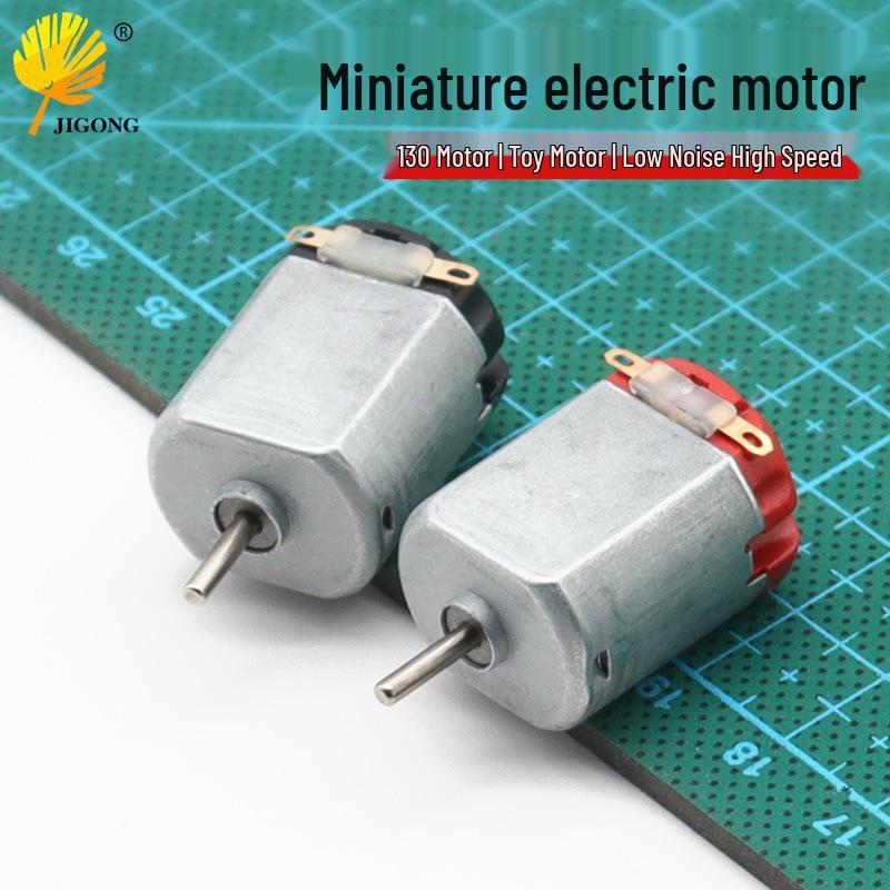 3V DIY Motor for Four-Wheel Drive Car and Handheld Fan - 130 Miniature Motor