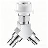 Dual Outlet Washing Machine Faucet Splitter Valve