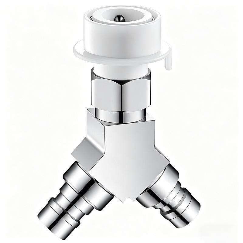 Dual Outlet Washing Machine Faucet Splitter Valve