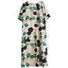 Summer New Retro Polka Dot Big Size Loose Casual Dress Women