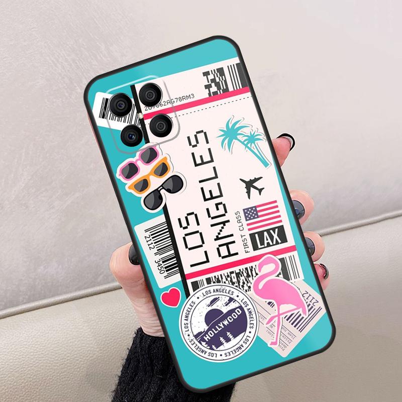 SYDNEY BOARDING PASS Traveltickets For Honor Magic 7 6 5 8 Pro Case For Honor 200 Lite 400 70 50 X8c X8b X9a X9b X9c X9d Win RT