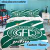 Custom Name Guarani FC Crest Bedding Set 3pcs, Bedding Set Including 1pc Duvet Cover And 2pcs Pillowcases for Bedroom, Dormitory Gift