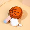 Creative Sports Series Mini Storage Bag Basketball Football Silicone Coin Purse Bag Pendant For Coin Key Storage Earphone Box