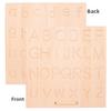 Alphabet And Wooden Number Puzzle Board For Early Childhood Practice Handwriting