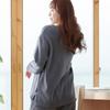 Venex Comfort Heat Crew Neck Pullover Long Sleeve Recovery Made In Smoky Gray Women's Wear, Japan,