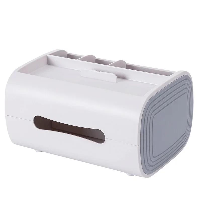 Large Tissue Box Home Living Room Pumping Box Creative Simple Multifunctional Tissue Tube Remote Control Storage Box