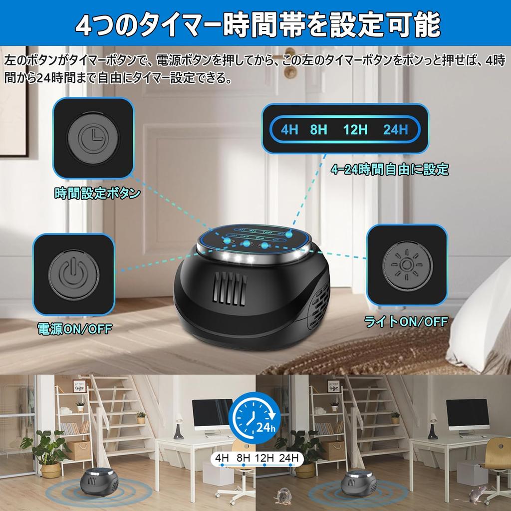 Smalife Ultrasonic Mouse Repellent Industry New Powerful Pest Control Repels Electromagnetic Transmission with No Blind Effective Coverage of 230