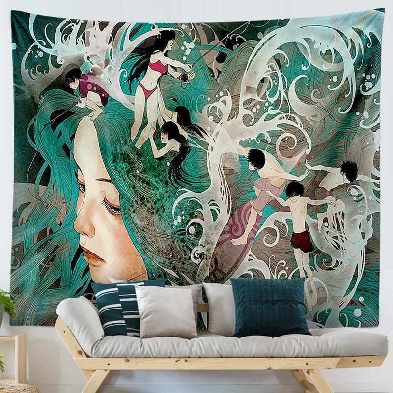 Японский аниме-гобелен — фото 4