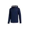 Adidas Logo Print Solid Color Pullover Sweatshirt Men Sweatshirt Blue GD0821