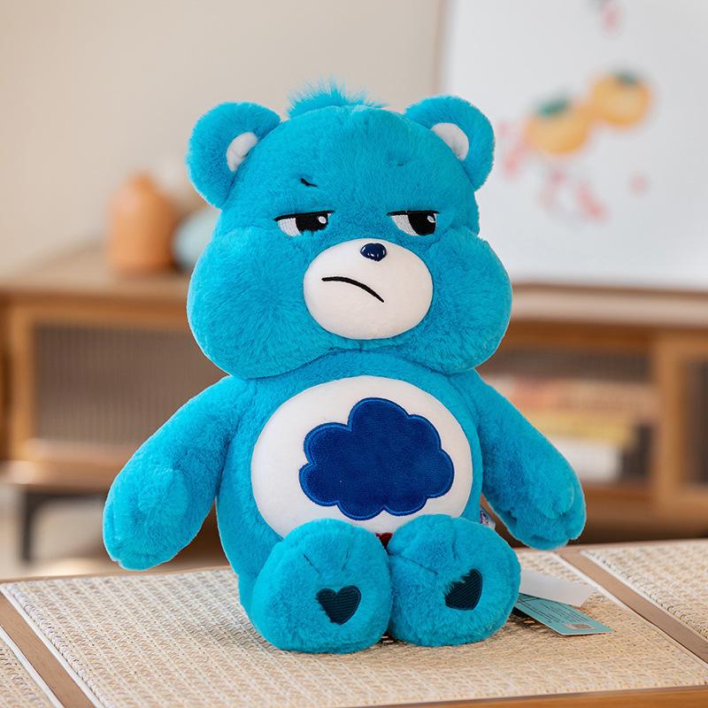 Rainbow Bear Doll Love Bear Plush Toy Star Same Bear Doll Throw Pillow