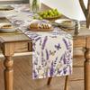 Vintage Table Cover Flower Printed Tablecloth Table Flag Linen Table Runner  Wedding Party