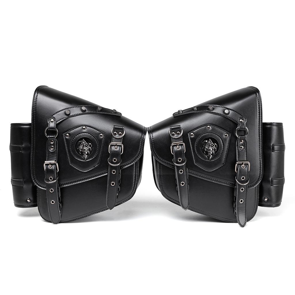 Punk Style Motorcycle Hanging Bag, Harley Locomotive Outdoor Riding Side Bag Modified Equipment
