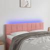 VidaXL LED Headboard Bedroom Furniture Double Bed Accessory Head of Bed Frame Interior Pink 3121665